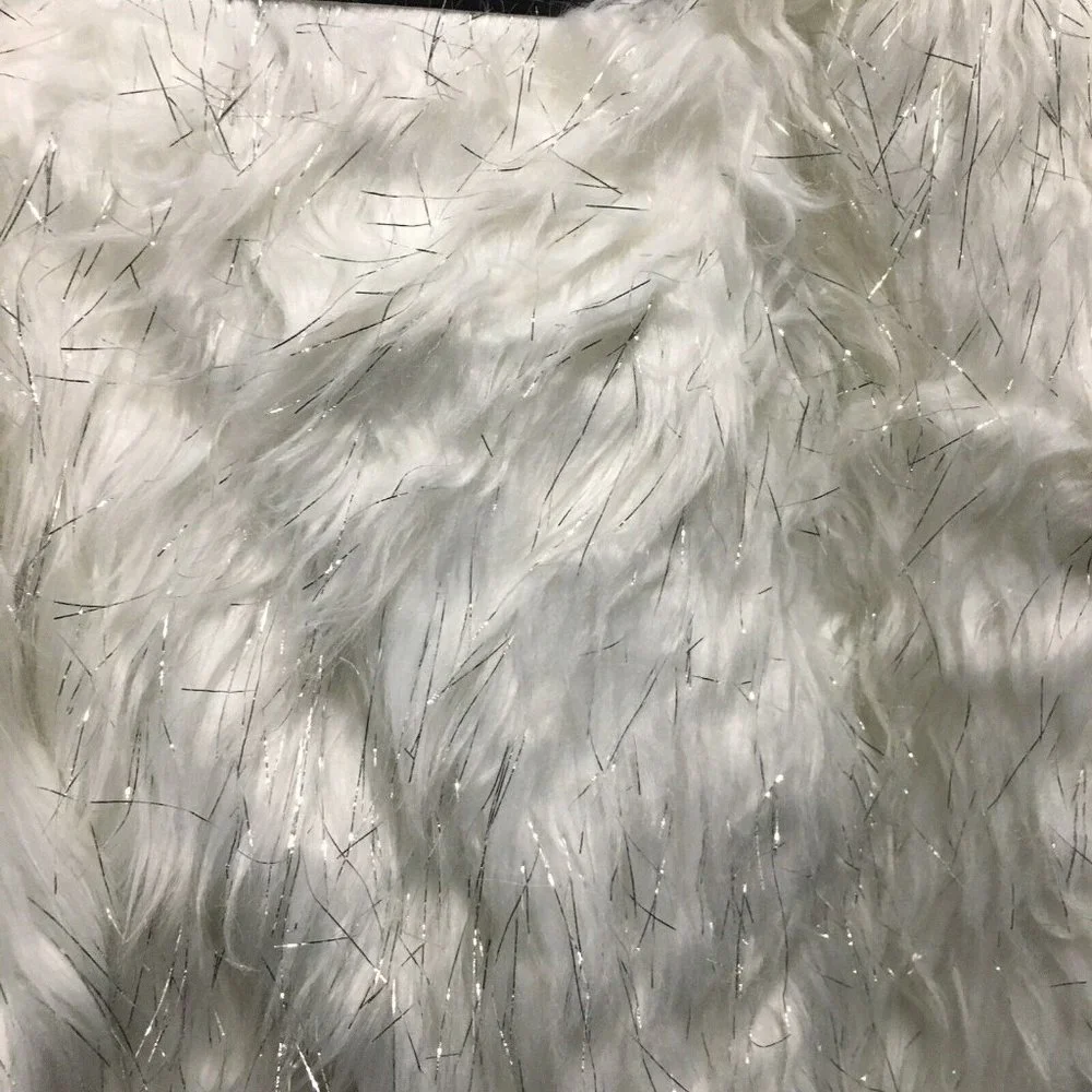 Rachel Zoe White Faux Fur Christmas Tree Skirt 60